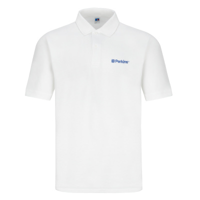 Mens Plain White Polo